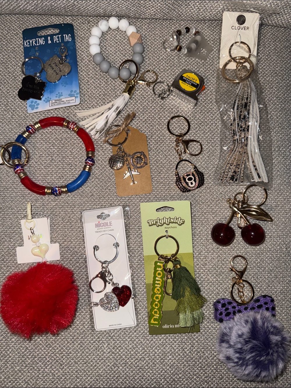 Keychain or bag charm pick one